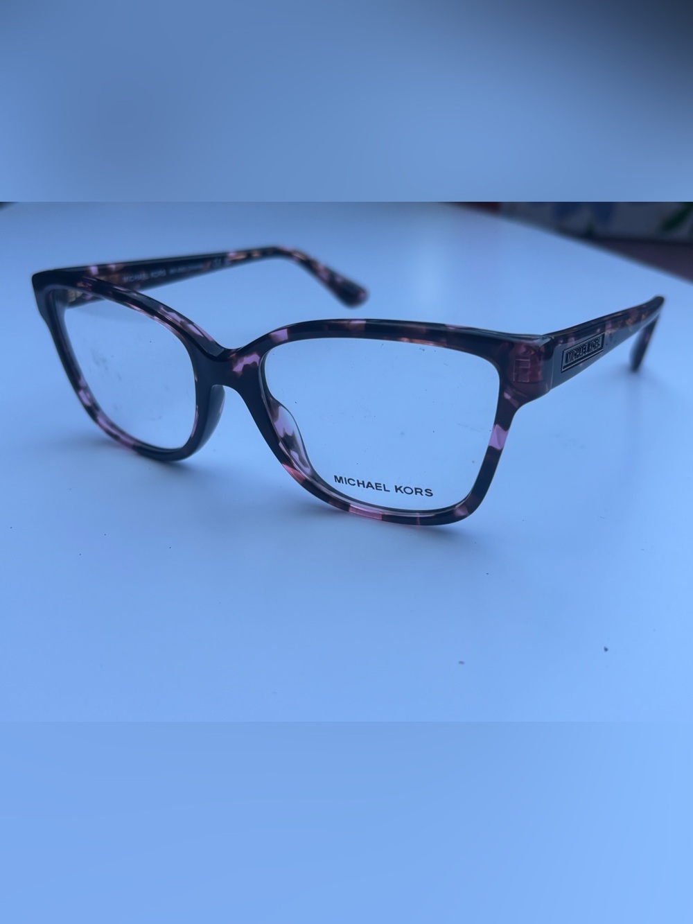 Michael Kors Pink Tortoise Acetate Women's Eyeglass Frames